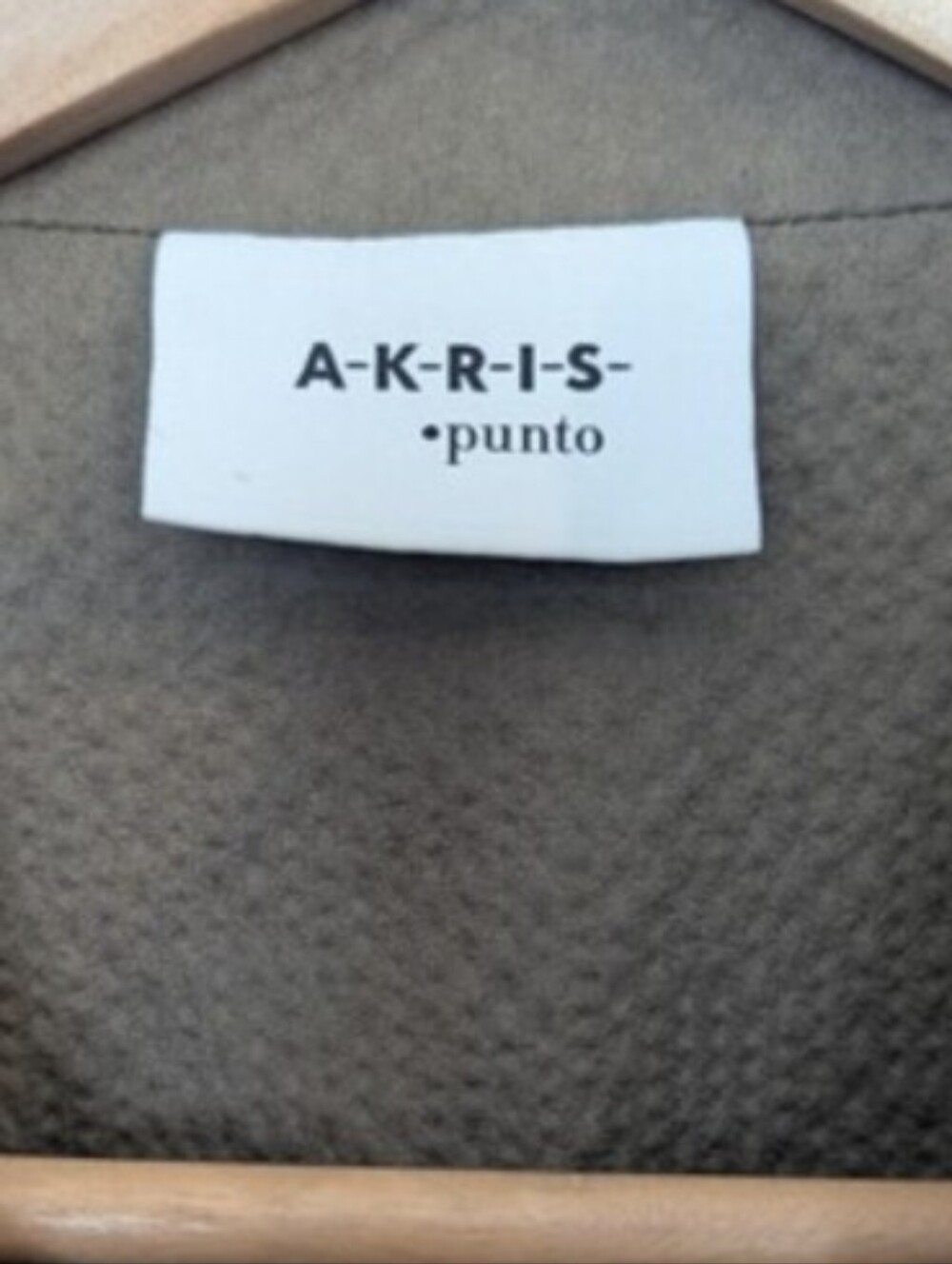 AKRIS PUNTO Light Brown Textured Button-Front Relaxed Fit Blazer Jacket Size 14 - Picture 4 of 8